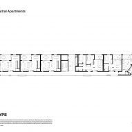 Second floor plan of Ferrars and York apartments by Hip V Hype and Six Degrees Architects