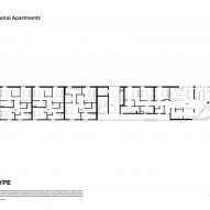 Fourth floor plan of Ferrars and York apartments by Hip V Hype and Six Degrees Architects