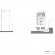 Elevation drawings of Ferrars and York apartments by Hip V Hype and Six Degrees Architects