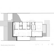 Bedroom floor plan at Casa Madre by Taller David Dana