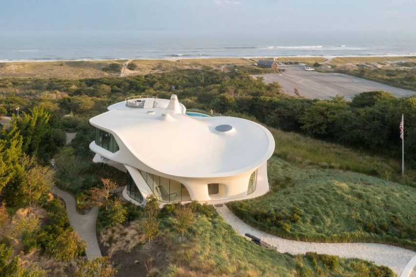 Blue Dream House Hamptons from above