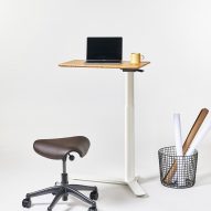 Float Mini height-adjustable desk by Humanscale