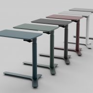 Float Mini height-adjustable desk by Humanscale