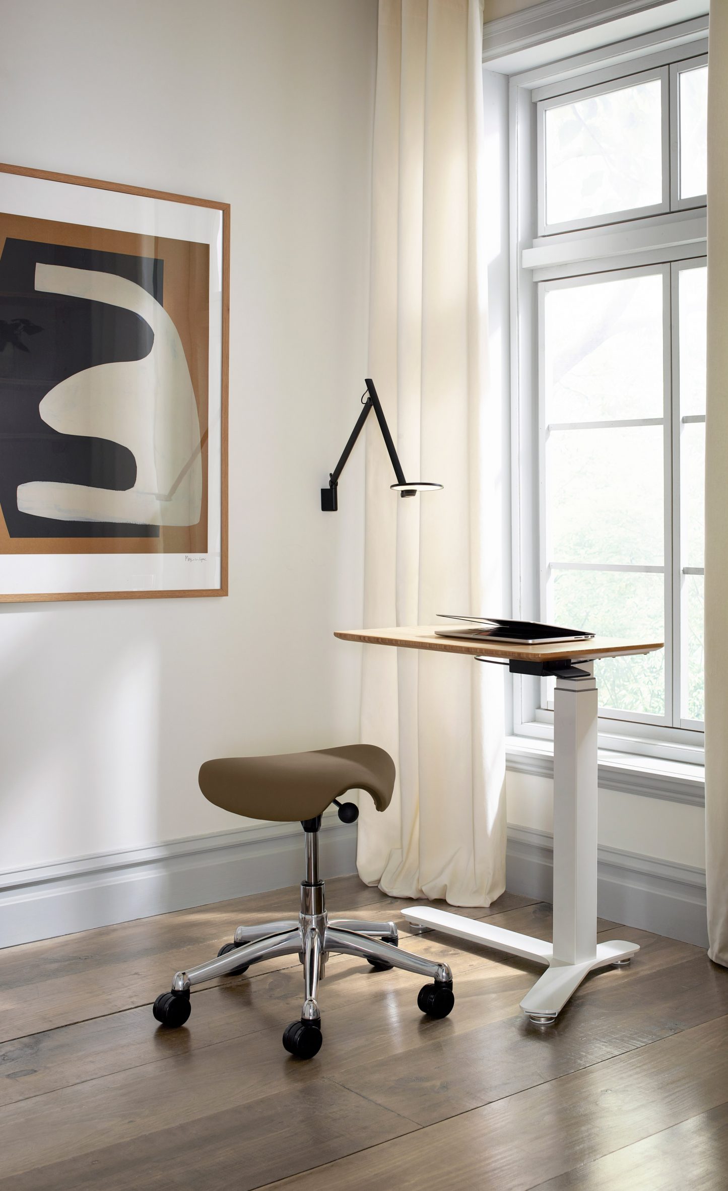 Humanscale Float Mini // Small Home Adjustable Height DeskSmall Adjustable  Desk