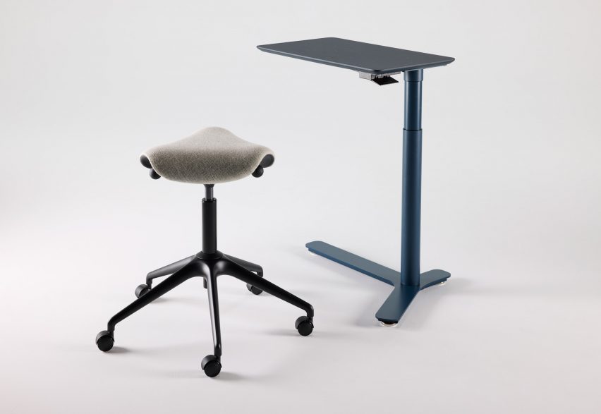 Float Mini height-adjustable desk by Humanscale