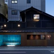 Copper-clad kiosk in Kyoto by G Architects Studio