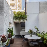 Terrace at Casa Yuji in Sao Paulo by Goiva
