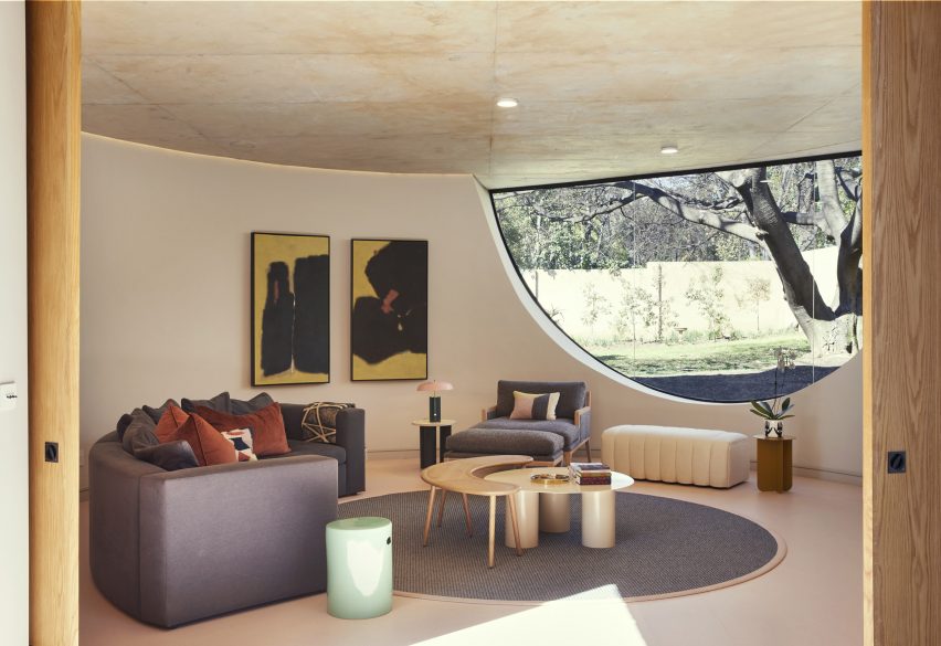 Photo of a living area inside Great Primary Shapes House 