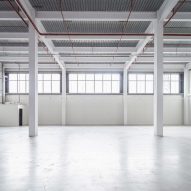 Interior of an industrial unit at Industria