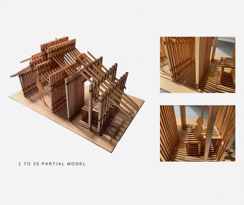 Image showing wooden model
