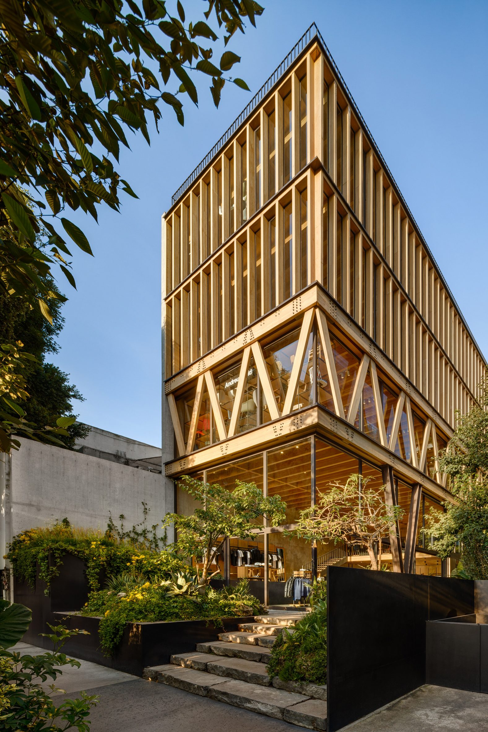 Mexico building with mass timber structure