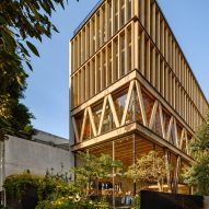 Dellekamp Schleich uses trusses for "Mexico's largest mass-timber building"