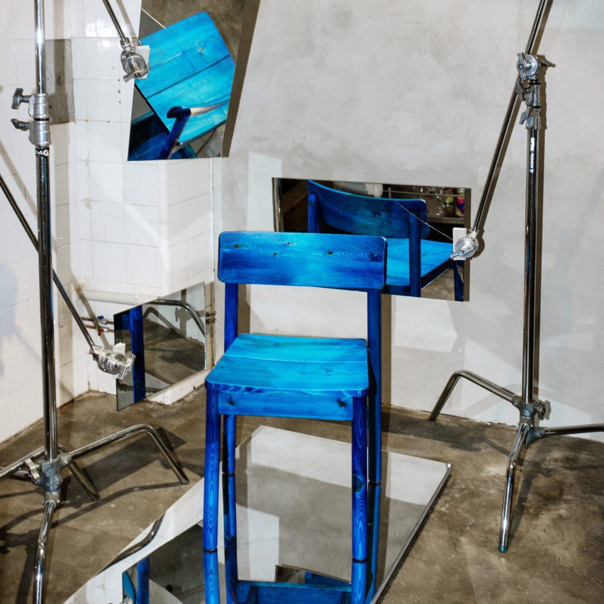 Blue Minus Chair