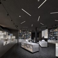 Interior of the Space Crystals museum by Open Architecture