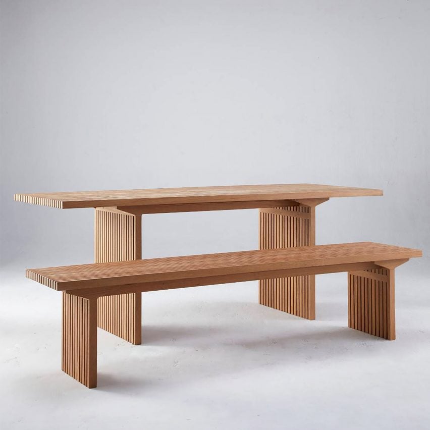 Parallel furniture collection by Samuel Wilkinson for Deesawat