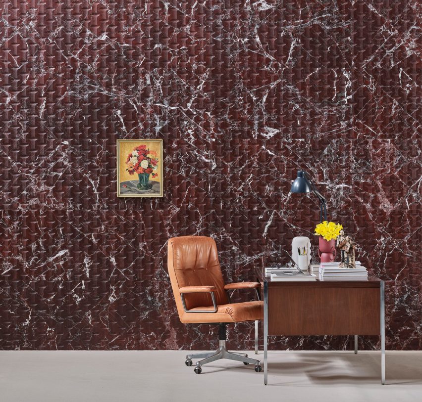 Wall covering by Lithos Design