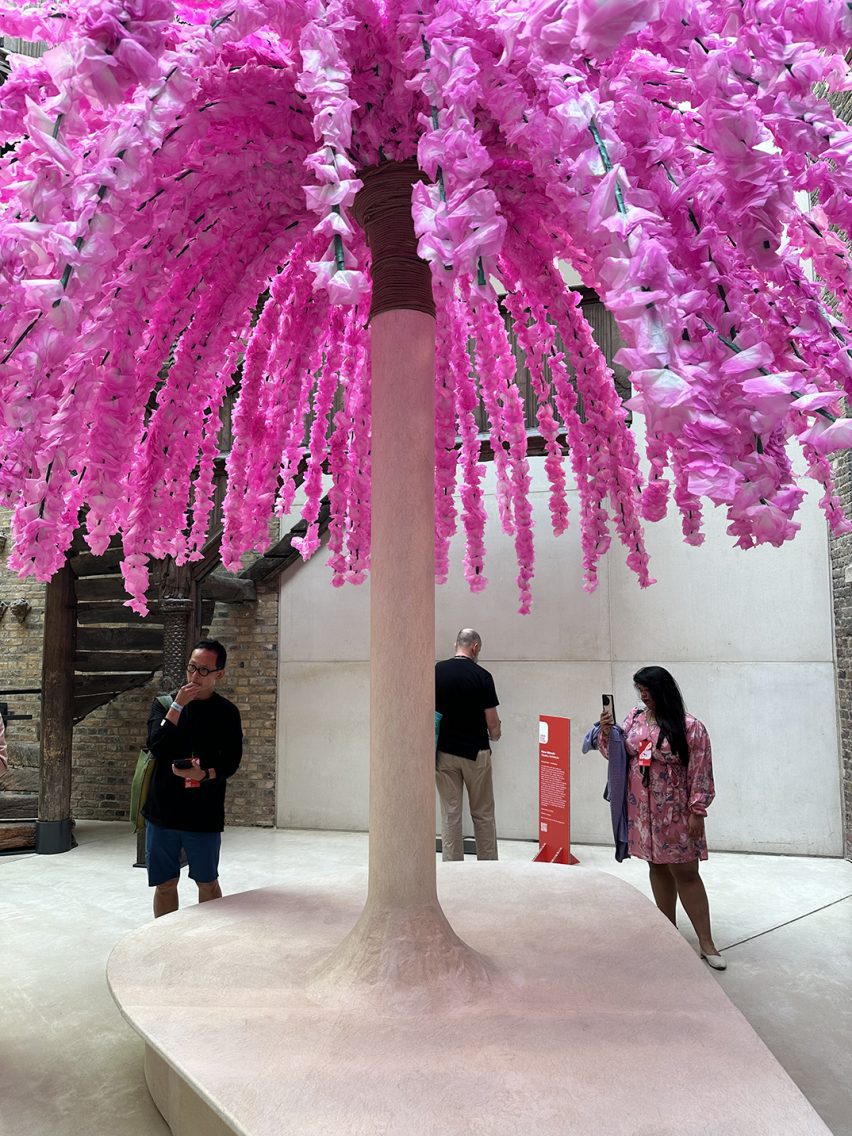pink bamboo Hayatsu Architects LDF 2023