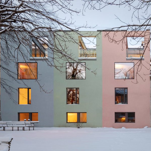 Reiulf Ramstad Arkitekter converts derelict carpentry workshop into trio of townhouses