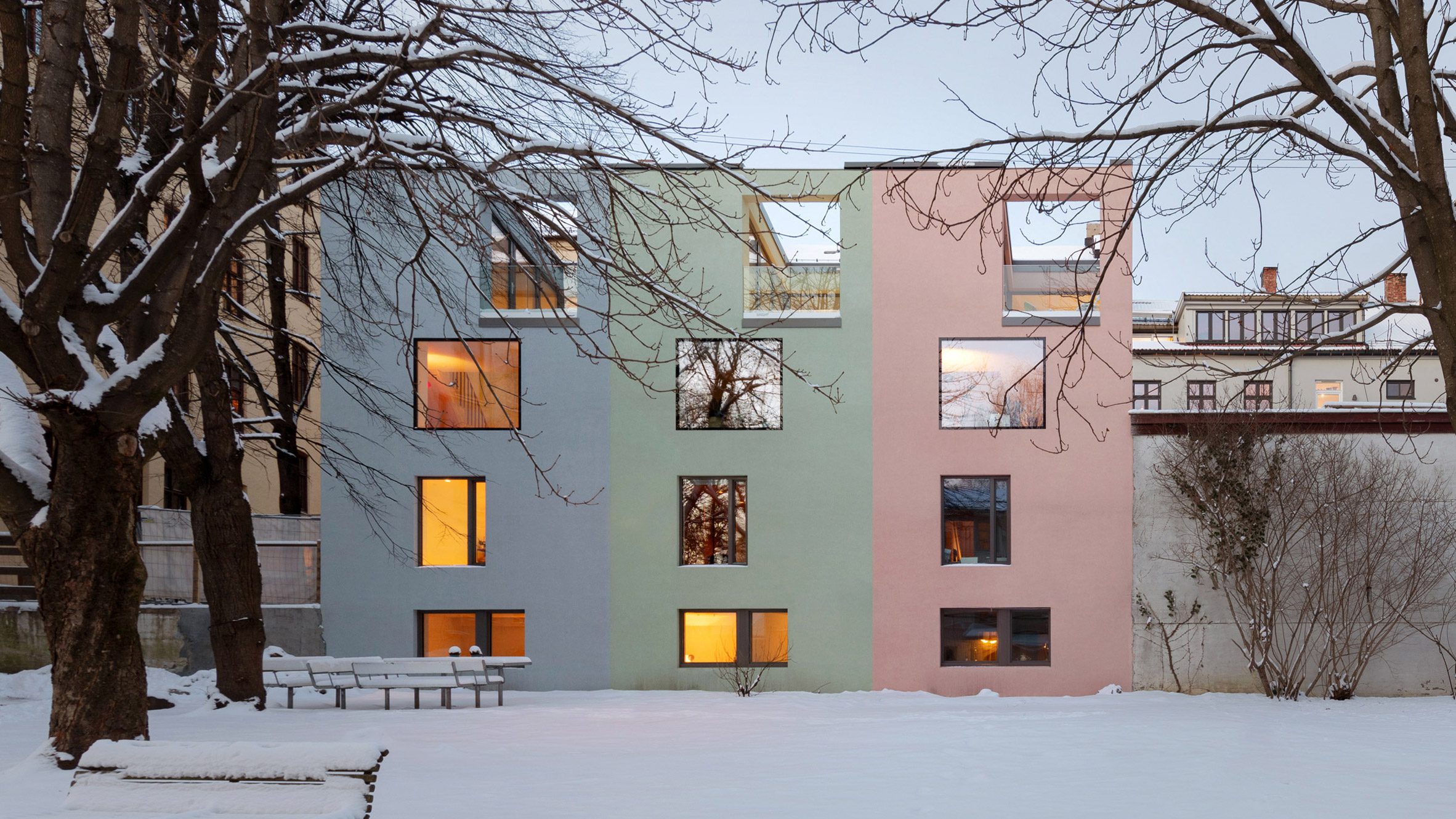 Reiulf Ramstad Arkitekter converts workshop into Sagene Wood Trade