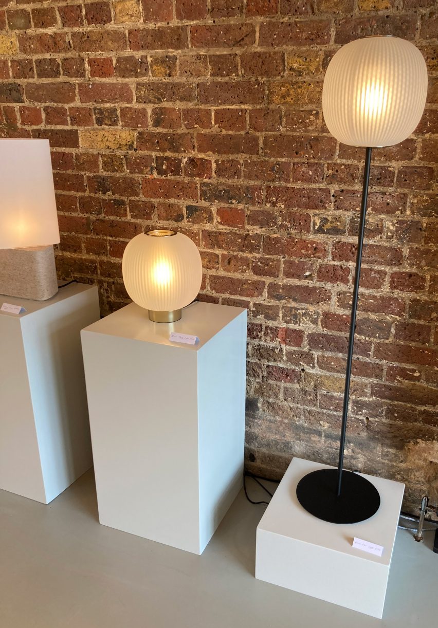 Lamps by Resdient New Zealand brand in London for LDF 2023