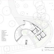 Ground floor plan of Serpentine Bookhouse by Atelier Xi