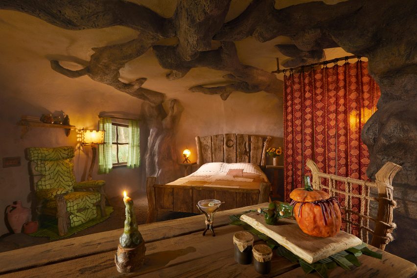 Shrek's Swamp Airbnb interior
