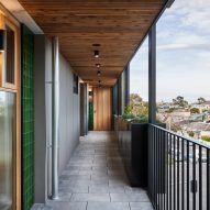 External covered corridors at Ferrars and York apartments by Hip V Hype and Six Degrees Architects