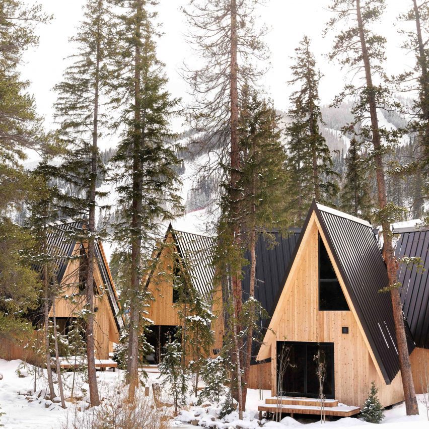 A frame cabins in Colorado monutains