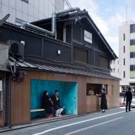 G Architects Studio clad Kyoto coffee stand in rapidly oxidised copper