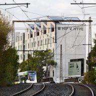 Sawtooth roof animates Ferrars & York apartment block in Melbourne