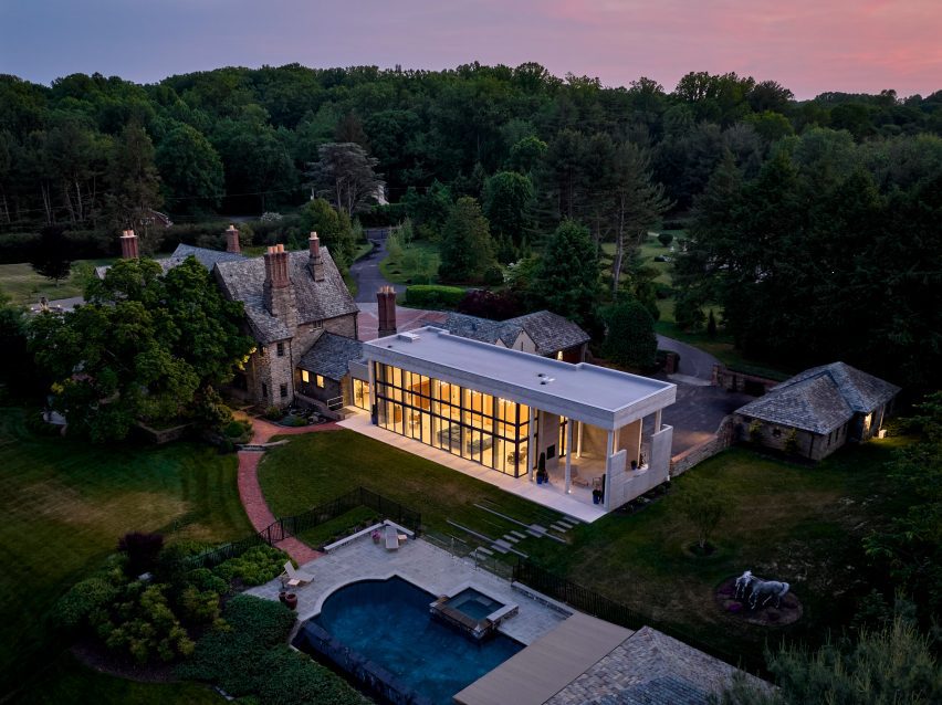 Aerial view of the Katzin Residence, Delaware