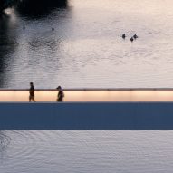 Štvanice Footbridge in Prague by Petre Tej, Marek Blank and Jan Mourek