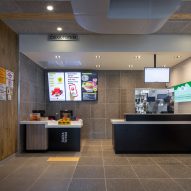 Serving stations at the Sao Paulo McDonald's by Superlimao