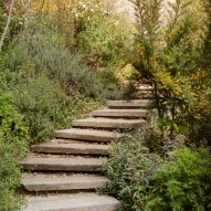 Stepped garden path at Casa Madre by Taller David Dana