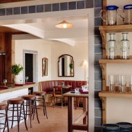 Home Studios utilises reclaimed timber for Montauk restaurant renovation