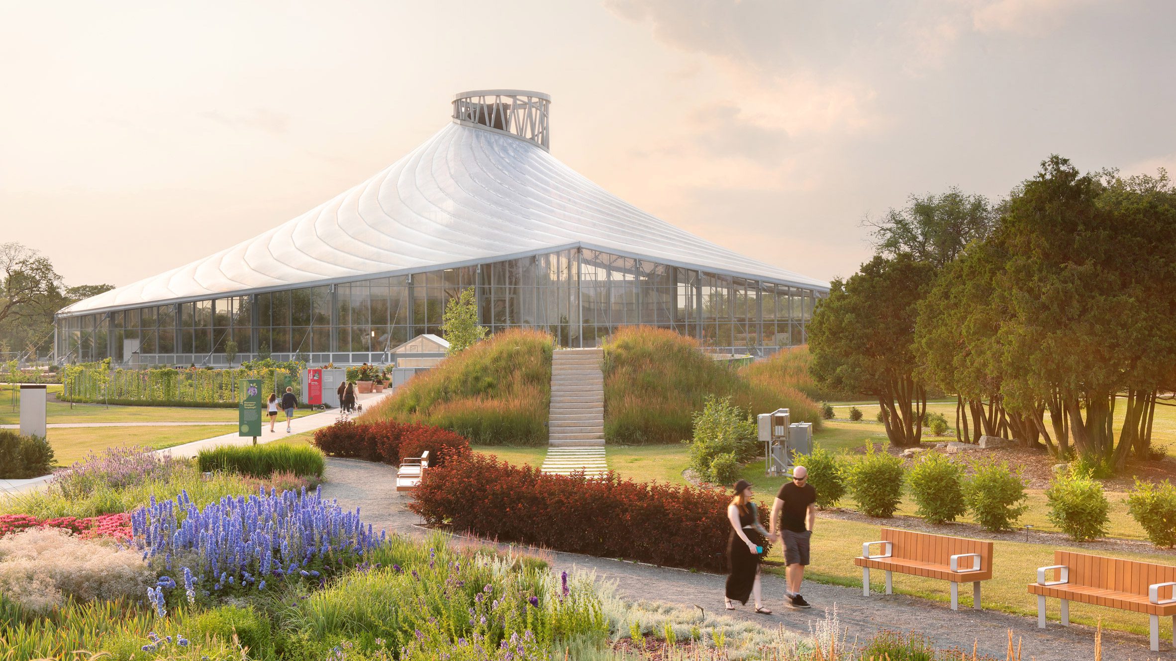 KPMB creates horticultural centre with roof informed by Fibonacci spirals - Vimarsana News