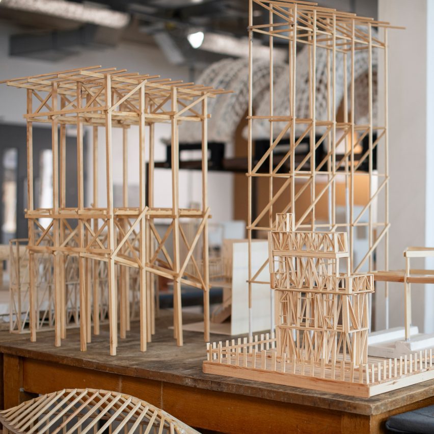 a photograph of an architectural model