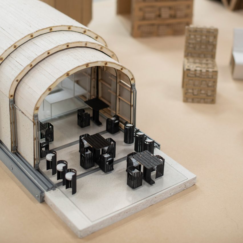 a photograph of an architectural model