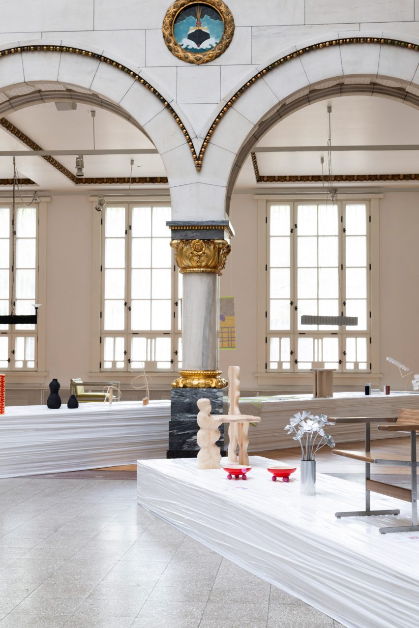 Unika Auction exhibition in the former Norwegian Bank headquarters in Oslo for Designers' Saturday
