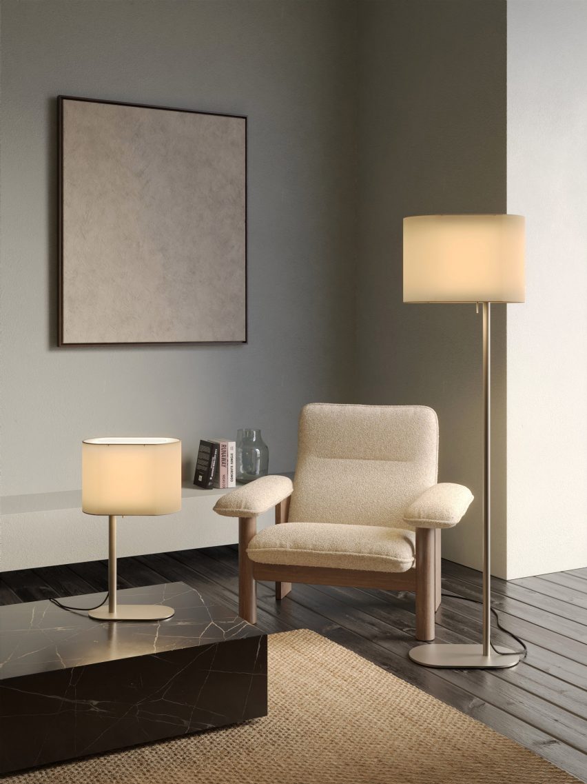 Living room set up with Venn lighting by British brand Astro Lighting