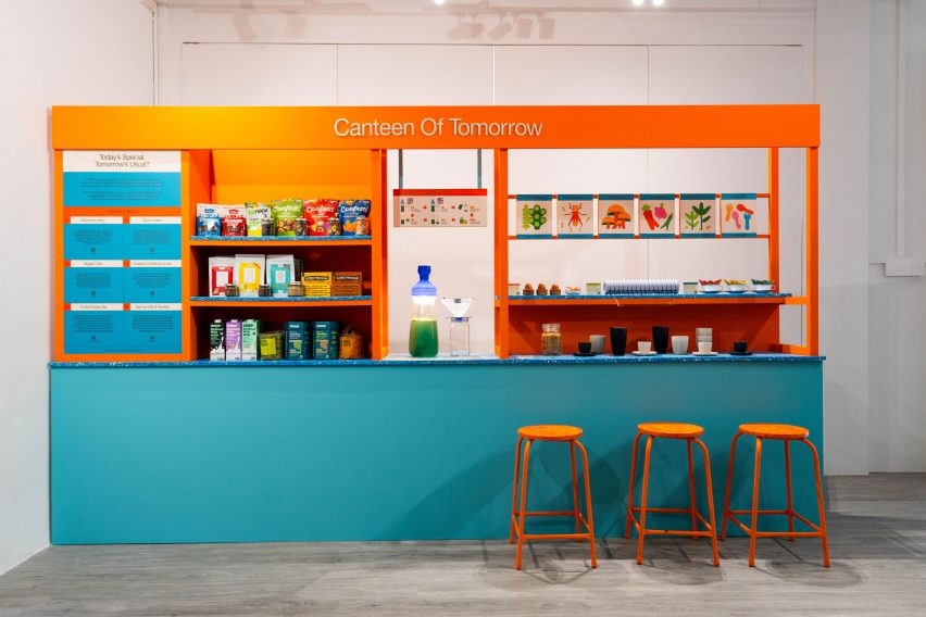 Canteen at the School of Tomorrow exhibition in Singapore