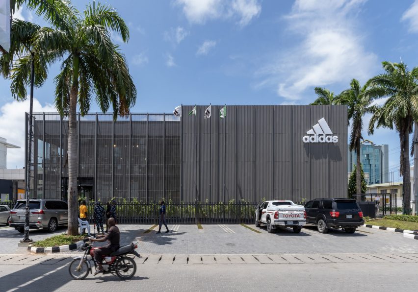 Adidas store in Lagos by Oshinowo Studio
