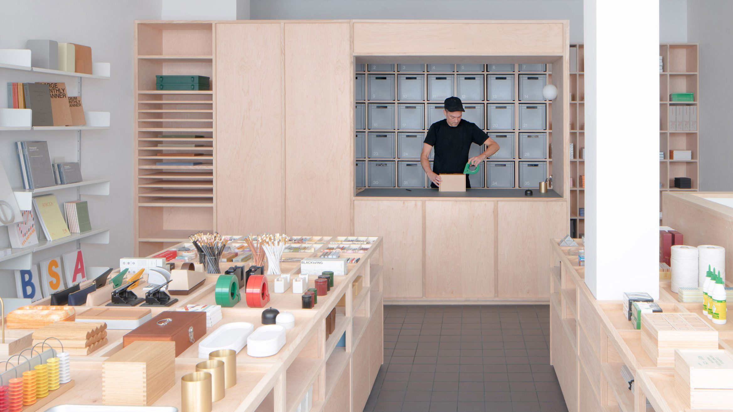 Architecture for London creates demountable interior for stationery store - Vimarsana News