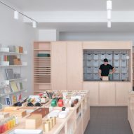 Architecture for London creates demountable wood interior for Present & Correct store