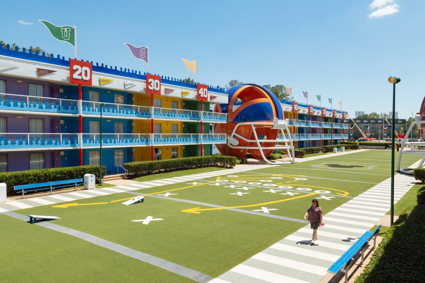 Motel at Disney's Pop Century Resort in Florida
