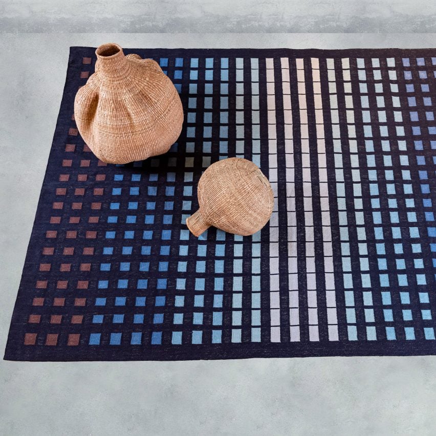 Oscillation rug by David Mrugala for Azmas Rugs