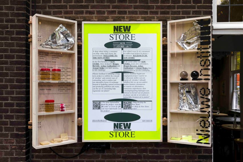 Het Nieuwe Instituut's New Store 1.0 pop-up at Dutch Design Week 