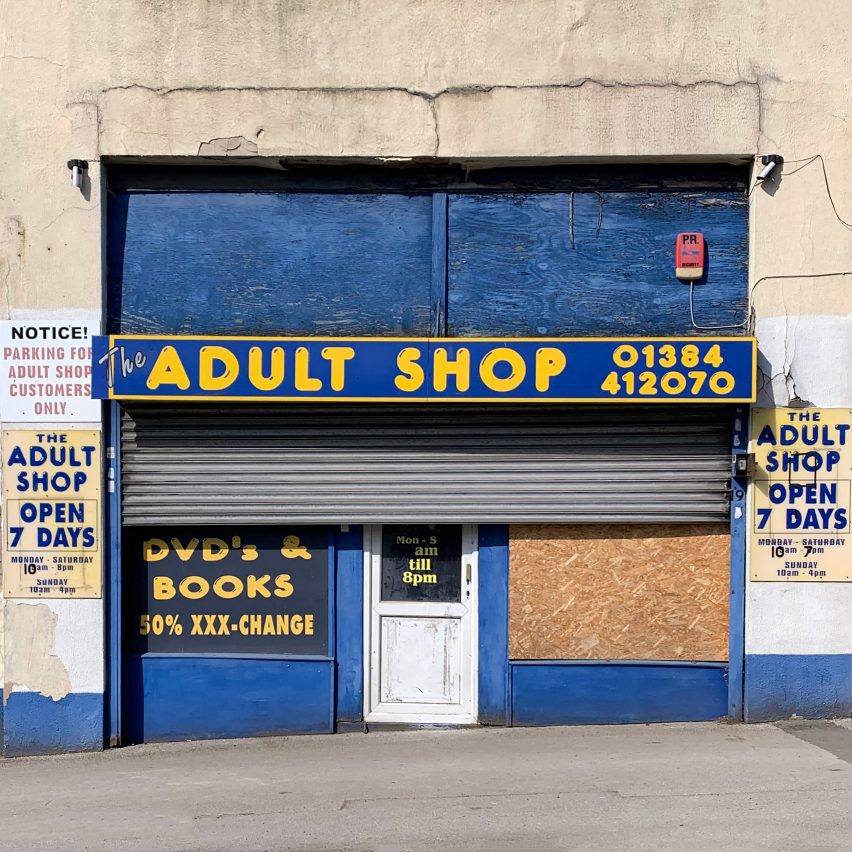 Adult Shop exterior from Black Country Type