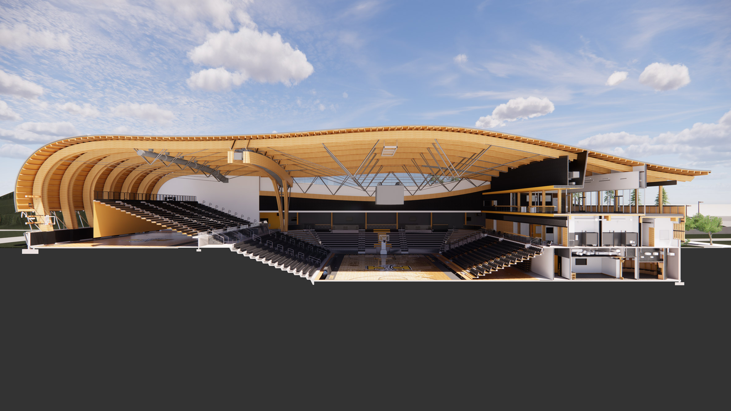 Arena Central da Universidade de Idaho / Opsis Architecture