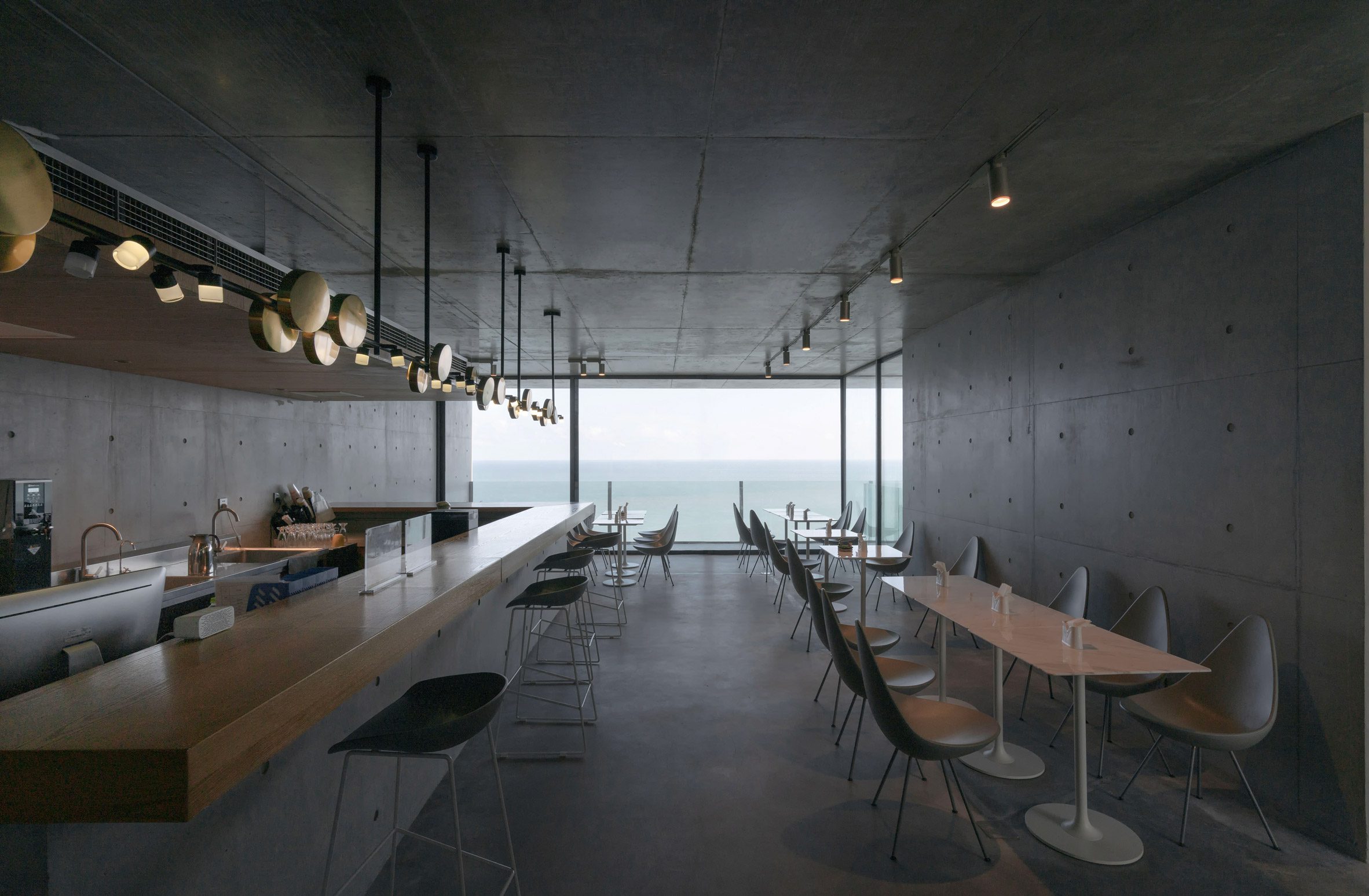 Interior of Cliff Cafe in China